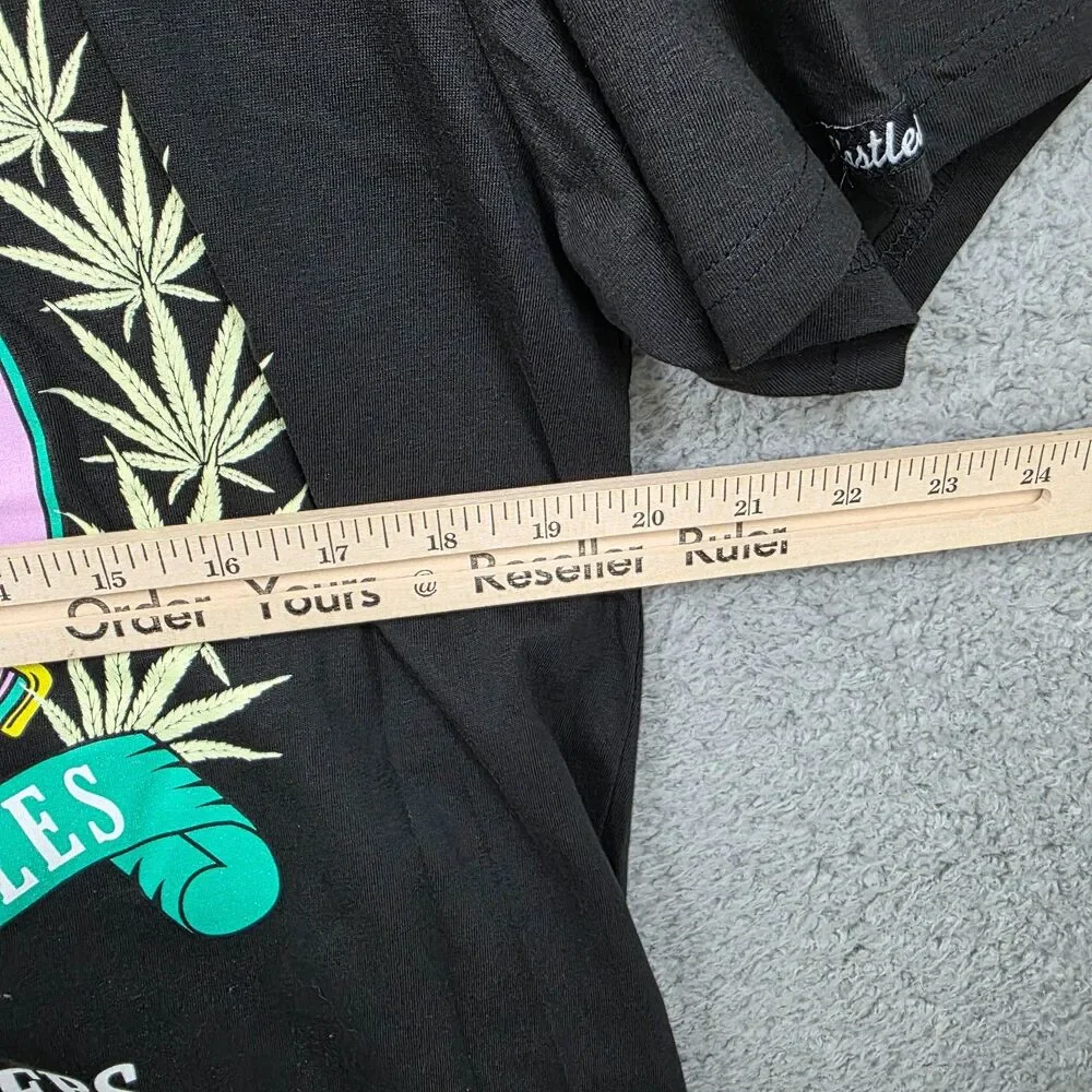 NWT Crooks & Castles Men's High Rollers Shirt  Indica Sativa Leaf Crown Size M